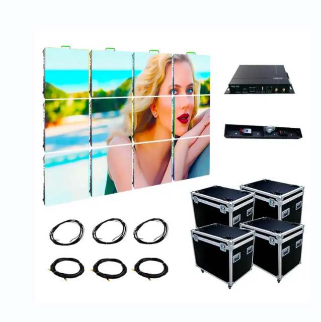 Горячая продажа на открытом воздухе Прокат полноцветный P3.91 P4.81 сценический фон высокой яркости с высоким обновлением светодиодный экран