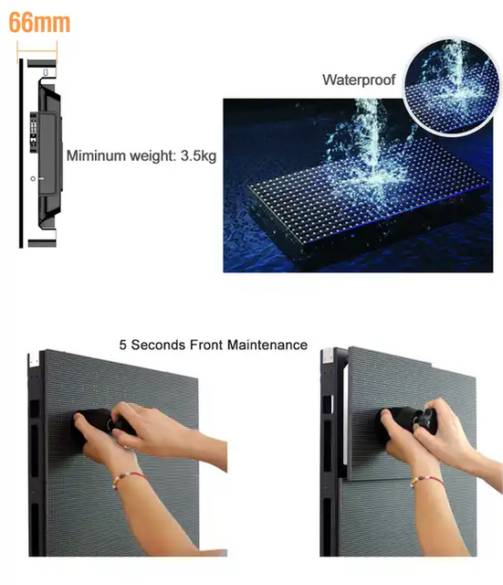 hot sell grossist Enkel installation LED-sk&auml;rmar Kommersiell reklam Bill Boarding P10 P5 P8 SMD utomhus LED-sk&auml;rm